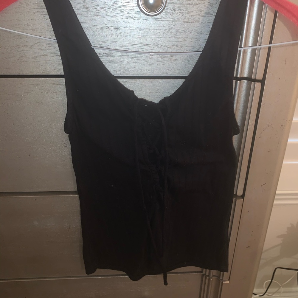 Black tie up top